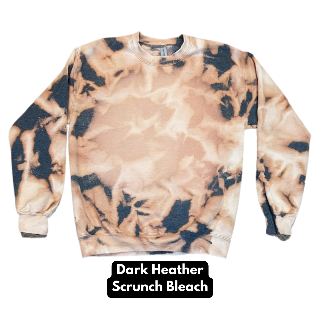 Custom Scrunch Bleach Crewneck