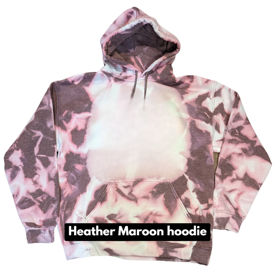 Custom Scrunch Bleach Hoodie