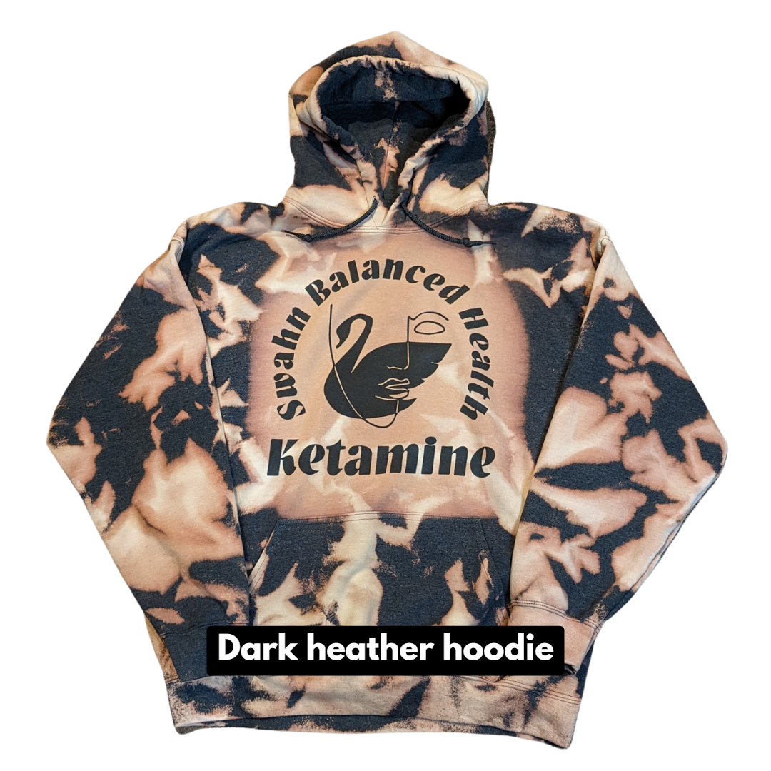 Swahn Balanced Health scrunch bleach hoodie