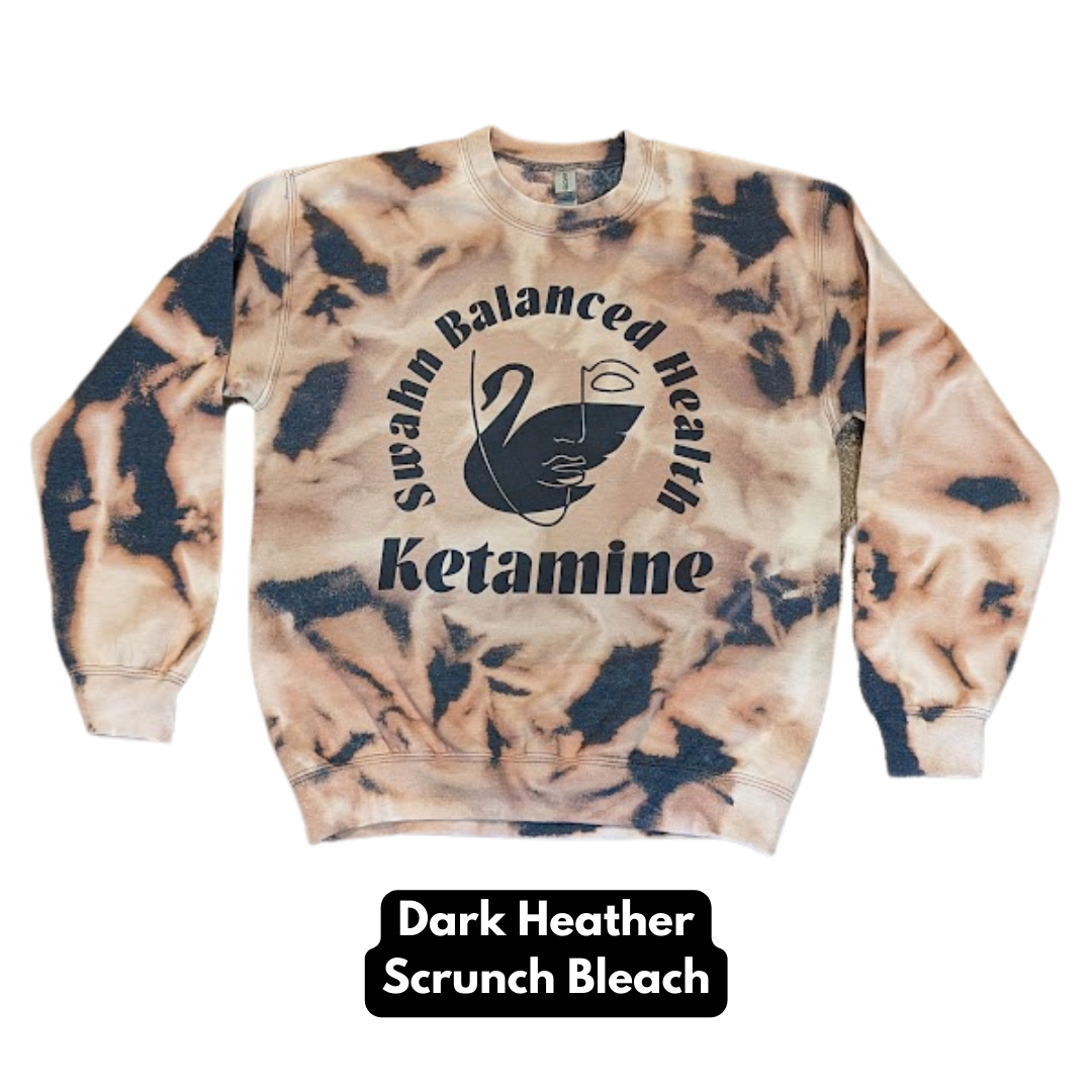 Swahn Balanced Health Scrunch Bleach Crewneck