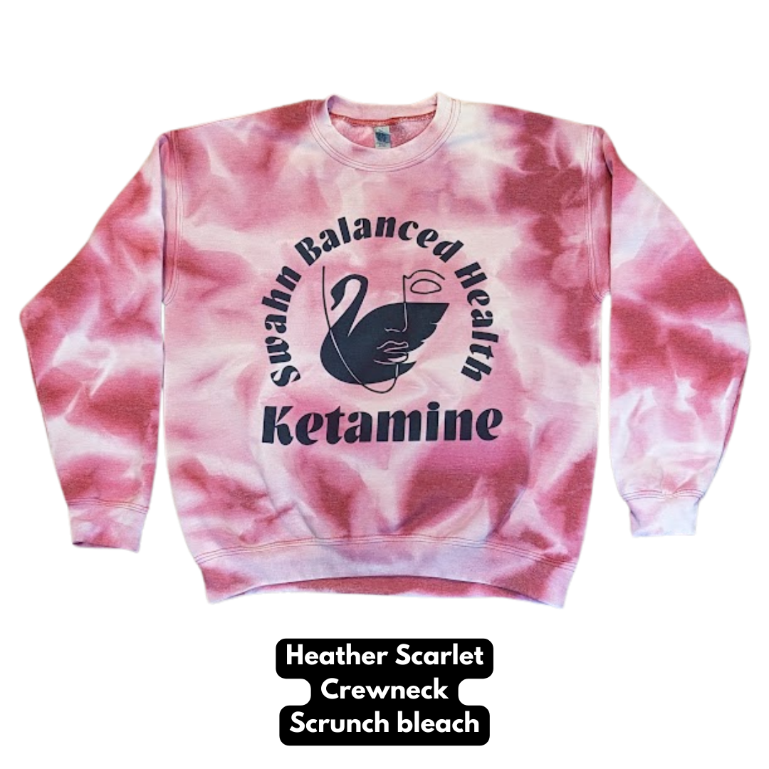 Swahn Balanced Health Scrunch Bleach Crewneck