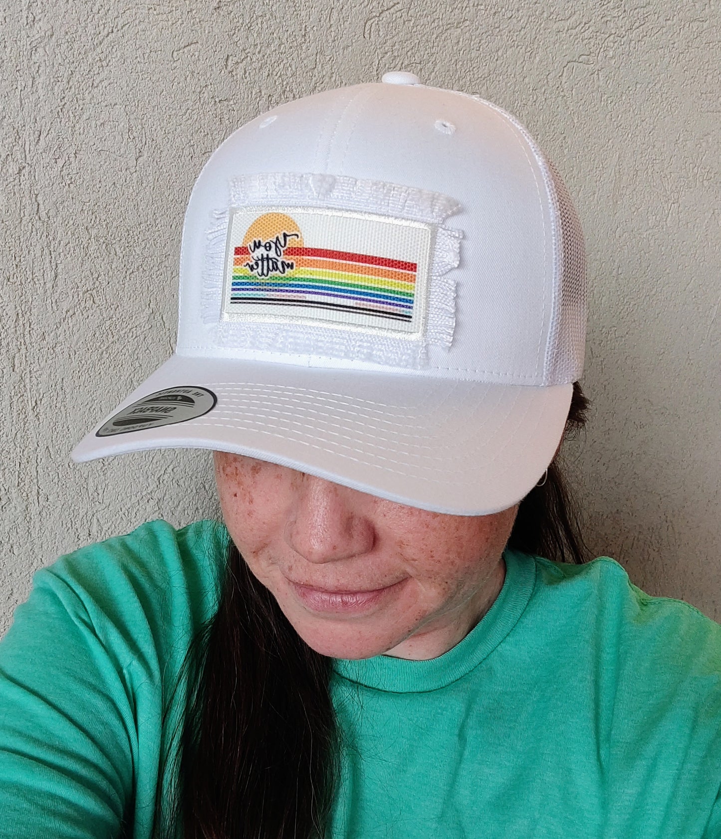 You Matter fringe patch hat