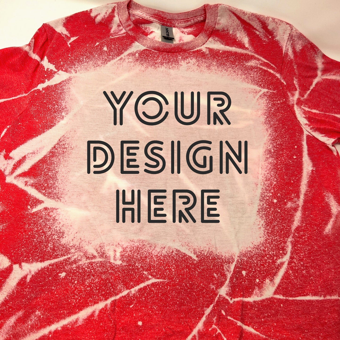 Custom Tee with Bleach