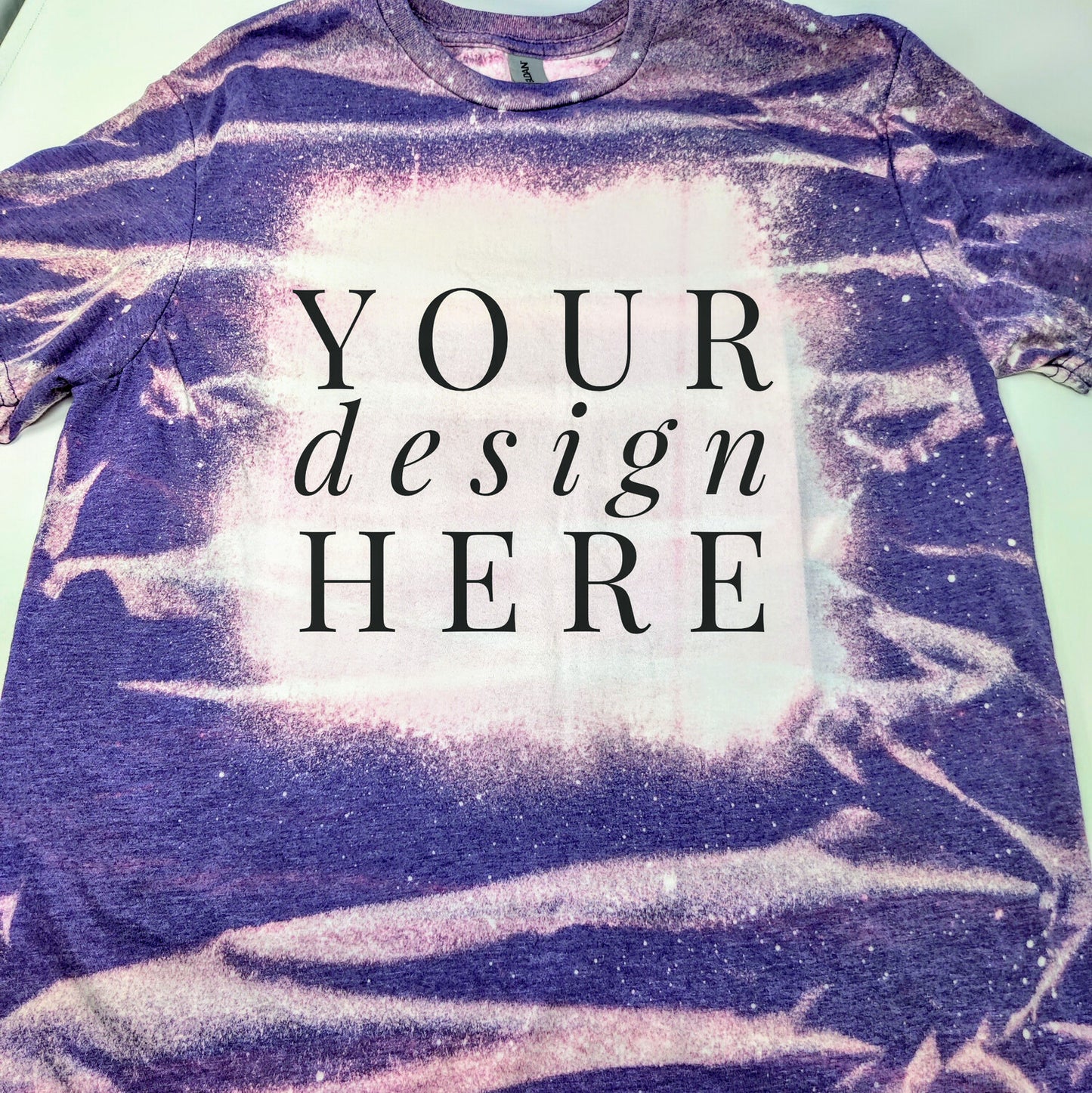 Custom Tee with Bleach
