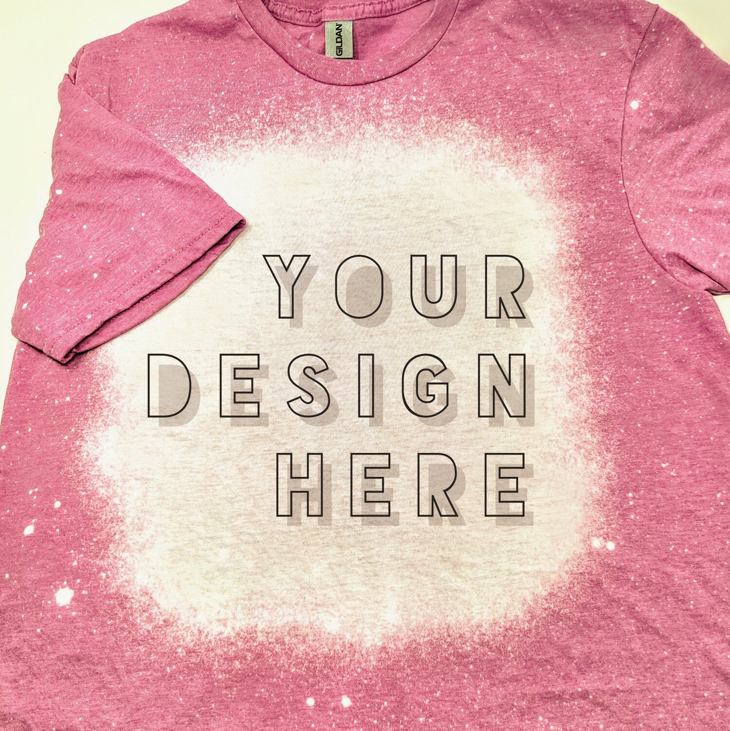 Custom Tee with Bleach