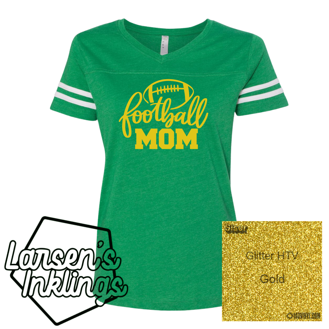 Glitter Football Shirt Football Mom Shirt Football Spirit 