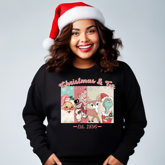 Vintage Christmas & Co. crewneck sweatshirt