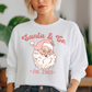 Pink Santa & Co. crewneck sweatshirt