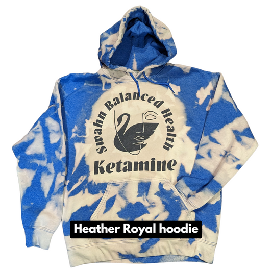 Swahn Balanced Health scrunch bleach hoodie